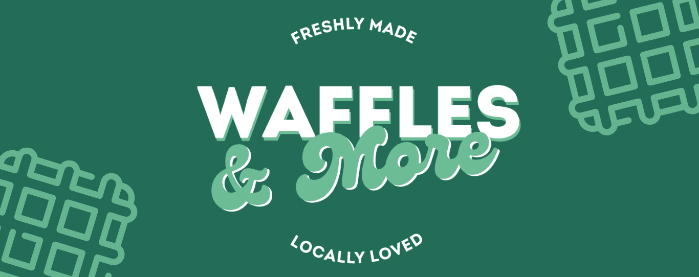 Waffle hero background